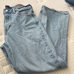 Abercrombie & Fitch Light Wash Straight Jeans